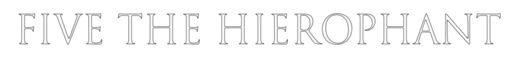 Five the hierophant logo