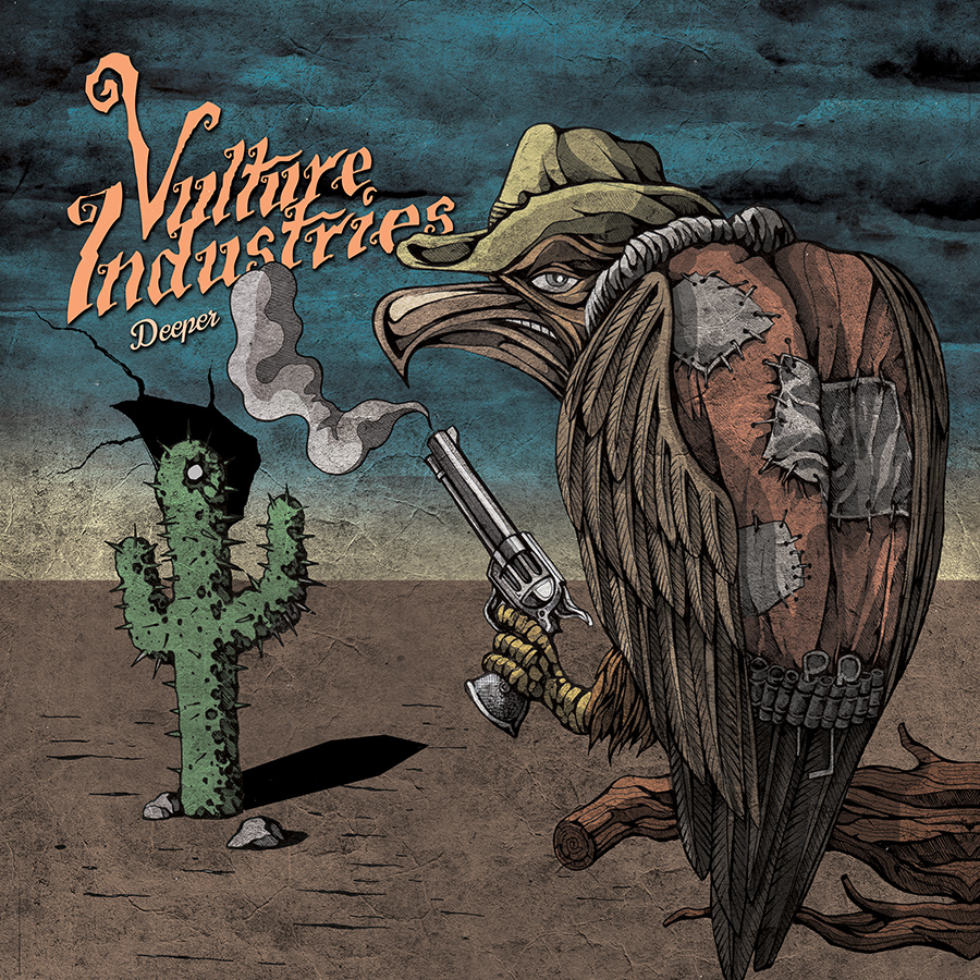 VULTURE INDUSTRIES DEBUT NEW SINGLE AHEAD OF EUROPEAN TOUR Dark Essence Records Deeper artwork VULTURE INDUSTRIES DEBUT NEW SINGLE AHEAD OF EUROPEAN TOUR Dark Essence Records