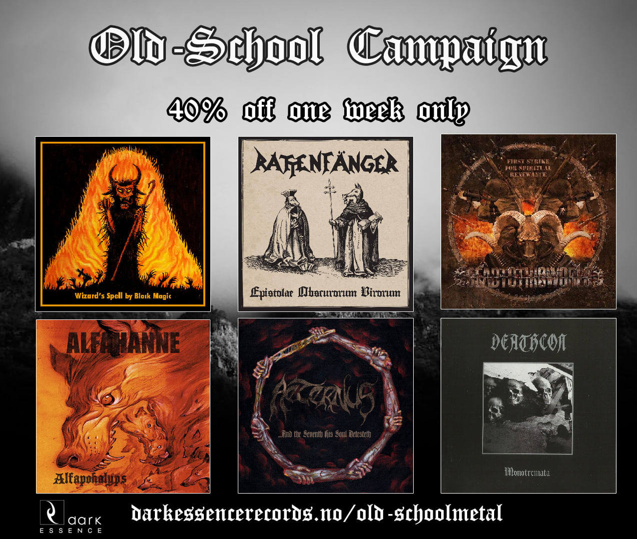 Dark Essence Records_Old School Metal Sales Campaign