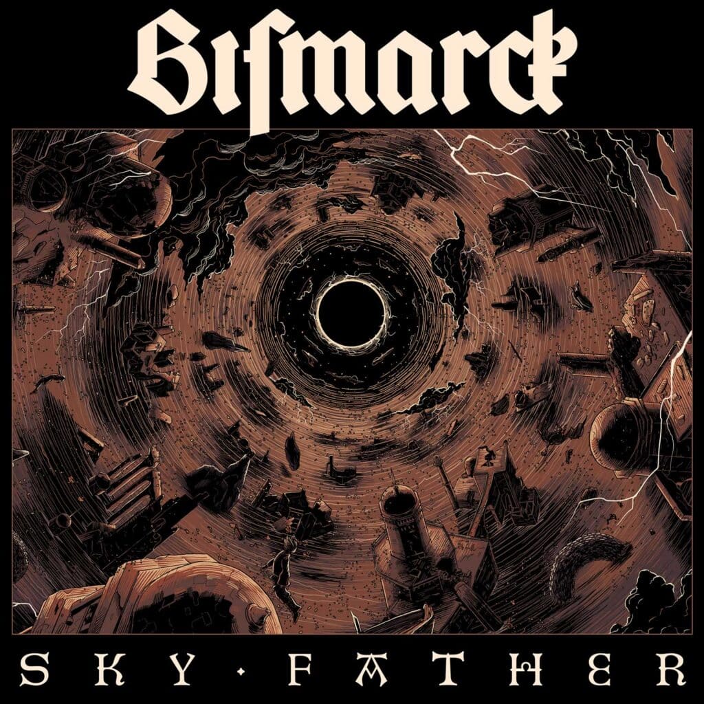 "Sky Father" single cover from Bismarck