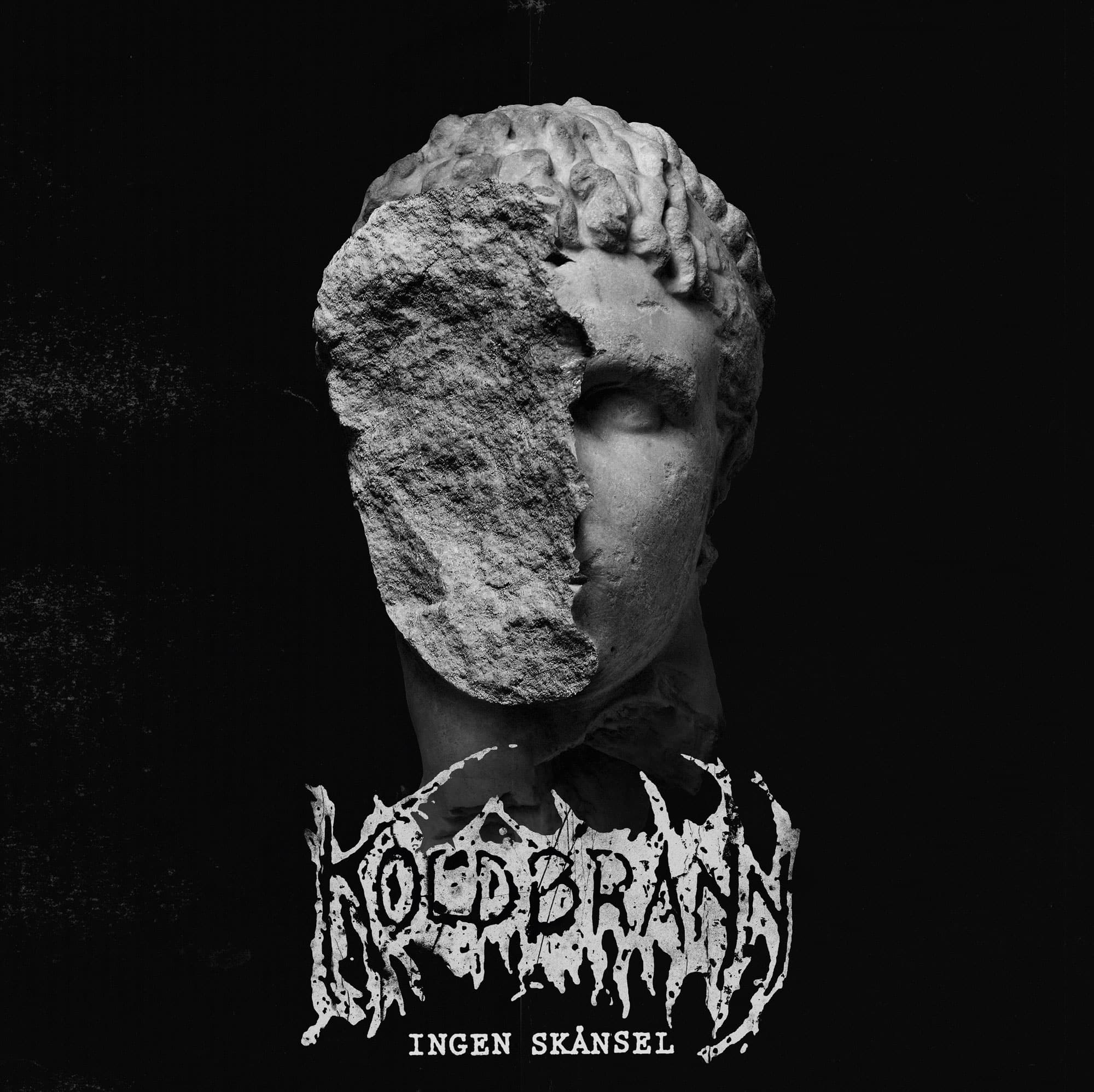 Cover for the Norwegian Black Metal band Koldbrann's fourth full-length album “Ingen Skånsel”.