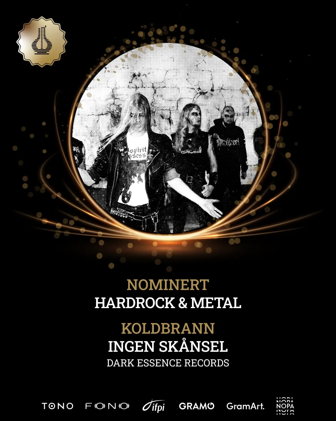 KOLDBRANN NOMINATED FOR NORWEGIAN GRAMMY