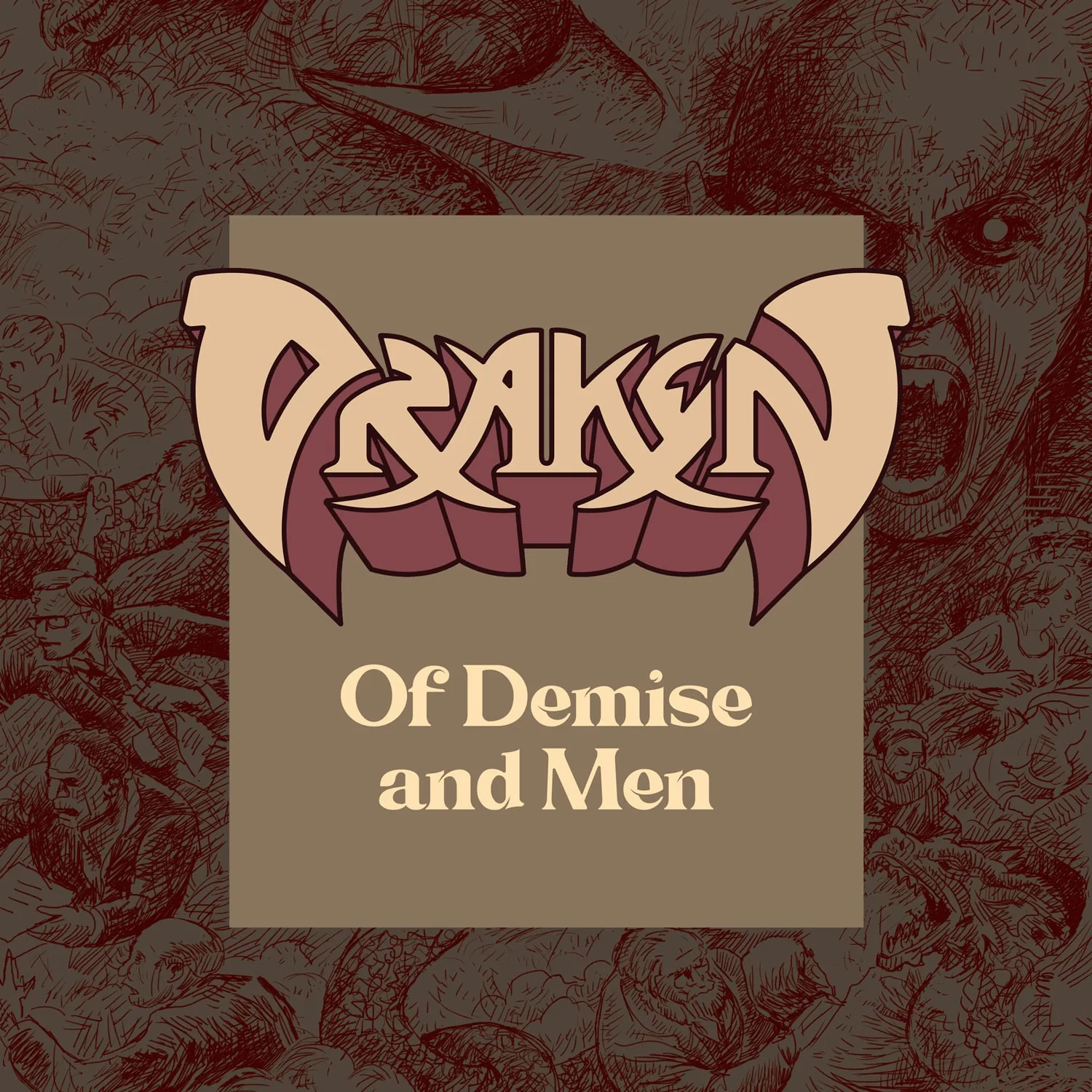 TRUE NORWEGIAN STONER ROCK BAND DRAKEN ANNOUNCE 3RD SINGLE Dark Essence Records Draken - Of Demise and Men single cover