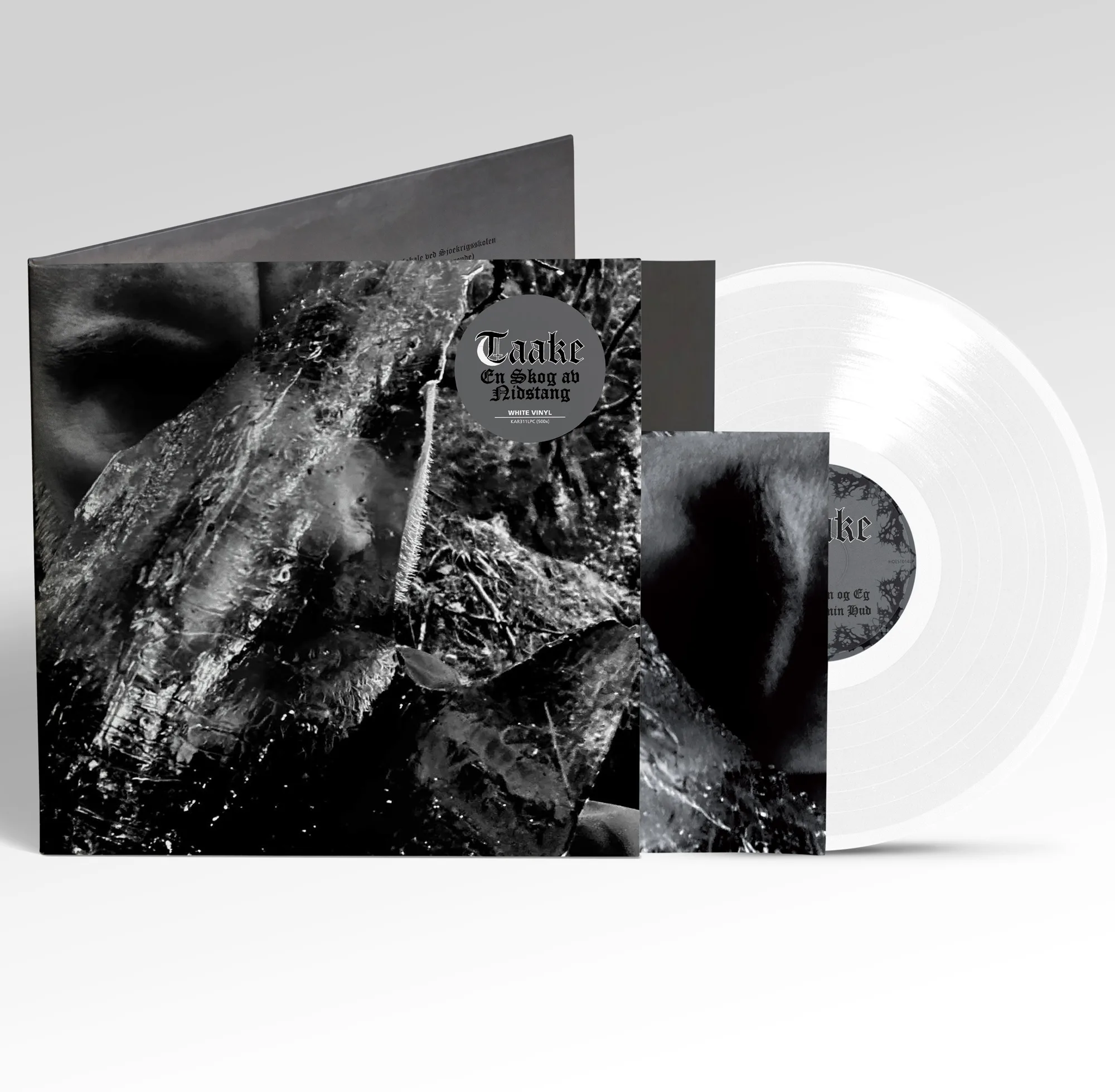TAAKE REVEALS DETAILS OF NINTH FULL-LENGTH ALBUM AND NEW SINGLE Dark Essence Records KAR311LPC Taake White TAAKE REVEALS DETAILS OF NINTH FULL-LENGTH ALBUM AND NEW SINGLE Dark Essence Records