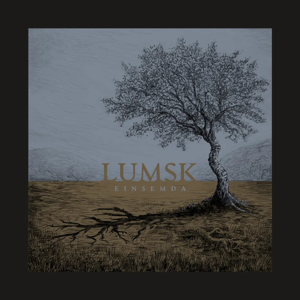 LUMSK ANNOUNCE NEW ALBUM AND SINGLE Dark Essence Records Lumsk - Einsemda cover art.